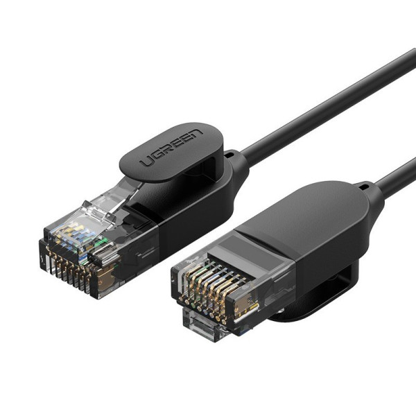 Фото - Кабель патч-корд UGREEN NW122 CAT 6A Pure Copper Ethernet Cable OD2.8 3m Black (70653)