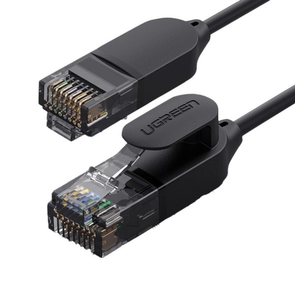 Фото - Кабель патч-корд UGREEN NW122 CAT 6A Pure Copper Ethernet Cable OD2.8 2m Black (70334)