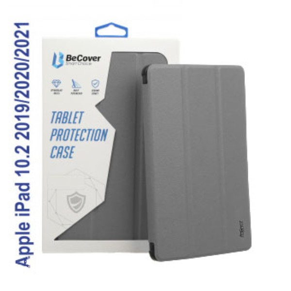 Фото - Чехол для планшета BeCover Soft Edge с креплением Apple Pencil for Apple iPad 10.2 2019/2020/2021 Gray (706813) Фото - Чехол для планшета BeCover Soft Edge с креплением Apple Pencil for Apple iPad 10.2 2019/2020/2021 Gray (706813)