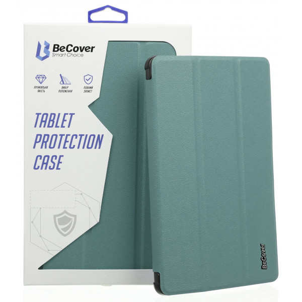 Фото - Чохол для планшету BeCover Tri Fold Hard for Apple iPad mini 6 2021 Dark Green (706854)