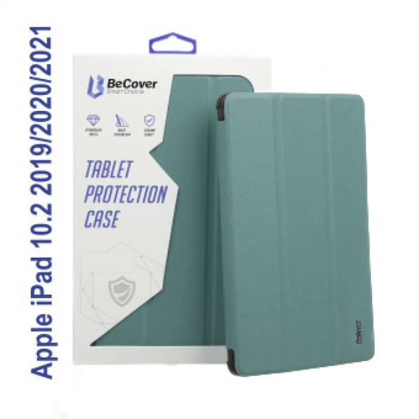 Фото - Чохол для планшету BeCover Tri Fold Soft TPU Silicone for Apple iPad 10.2 2019/2020/2021 Green (706884)