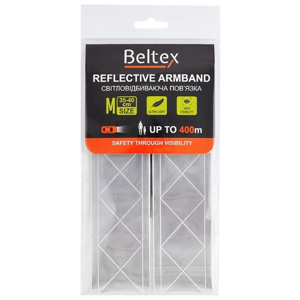 Фото - Светоотражающая лента Beltex M 35-40 см Gray (BX70310)