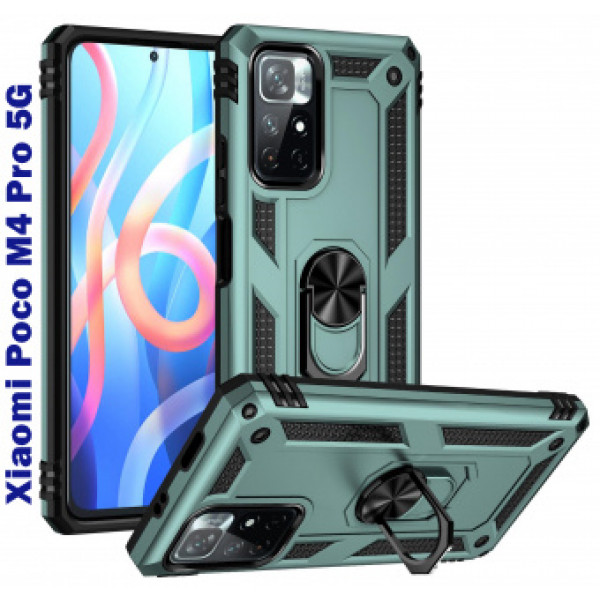Фото - Чехол для смартфона BeCover Military for Xiaomi Poco M4 Pro 5G Dark Green (707123)