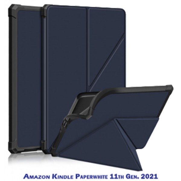 Фото - Чохол для електронної книги BeCover Ultra Slim Origami for Amazon Kindle Paperwhite 11th Gen. 2021 Deep Blue (707219)