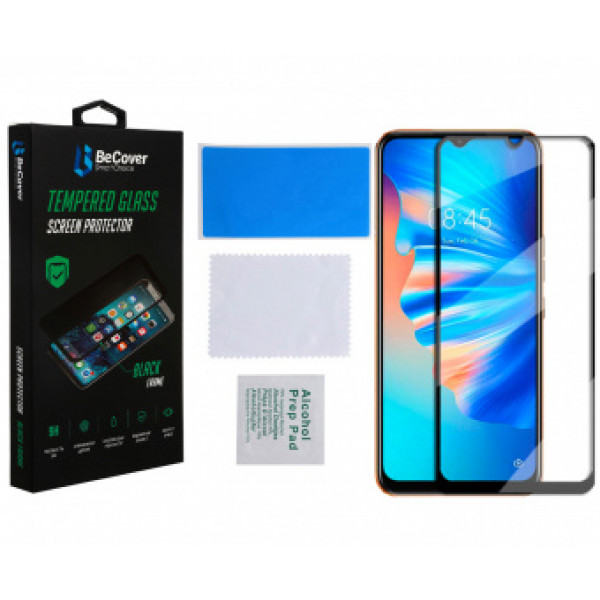 Фото - Захисне скло для смартфону BeCover for Tecno Spark 8T Black (707328)