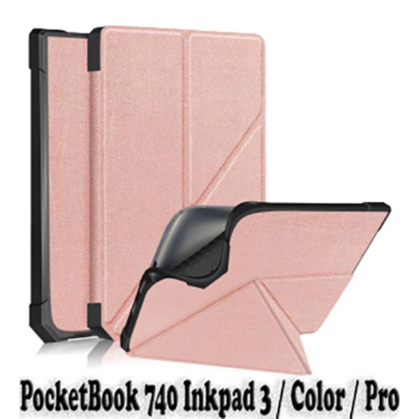 Фото - Чохол для електронної книги BeCover Ultra Slim Origami for PocketBook 740 Inkpad 3/Color/Pro Rose Gold (707456)