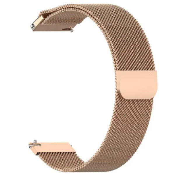 Фото - Ремінець для смарт-годинника BeCover Milanese Style for Xiaomi Amazfit Bip (20mm) Lite/Bip S Lite/GTR 42mm/GTS/TicWatch S2/TicWatch E/GTS 3/GTS 2 mini Rose Gold (707740)