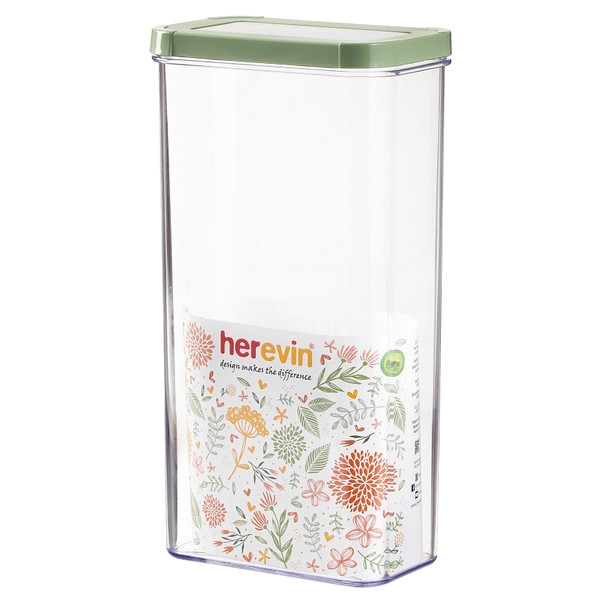Фото - Ємність для зберігання Herevin Storage Canister-Green-Peach 3 л (161209-100)