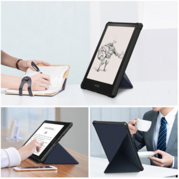 Фото - Чохол для електронної книги BeCover Ultra Slim Origami for Amazon Kindle Paperwhite 11th Gen. 2021 Deep Blue (707219)