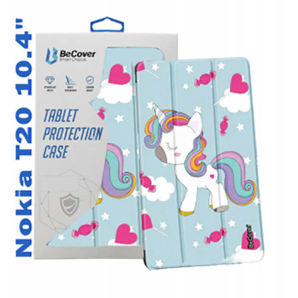 Фото - Чохол для планшета BeCover Smart for Nokia T20 10.4" Unicorn (708063)