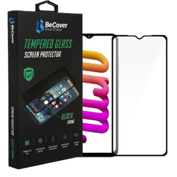Фото - Захисне скло для смартфону BeCover for Xiaomi Poco M5 4G Black (708148)