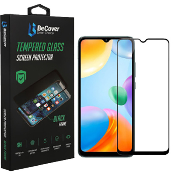 Фото - Захисне скло для смартфону BeCover for Xiaomi Poco C40 Black (708170)