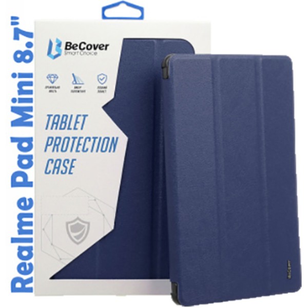 Фото - Чехол для планшета BeCover for Realme Pad Mini 8.7'' Deep Blue (708258)