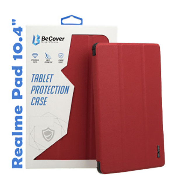 Фото - Чохол для планшета BeCover Smart for Realme Pad 10.4" Red Wine (708269)