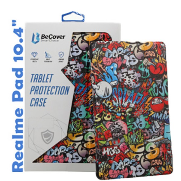 Фото - Чехол для планшета BeCover Smart for Realme Pad 10.4" Graffiti (708274)