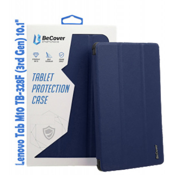 Фото - Чохол для планшета BeCover Smart for Lenovo Tab M10 TB-328F (3rd Gen) 10.1" Deep Blue (708282) Фото - Чохол для планшета BeCover Smart for Lenovo Tab M10 TB-328F (3rd Gen) 10.1" Deep Blue (708282)