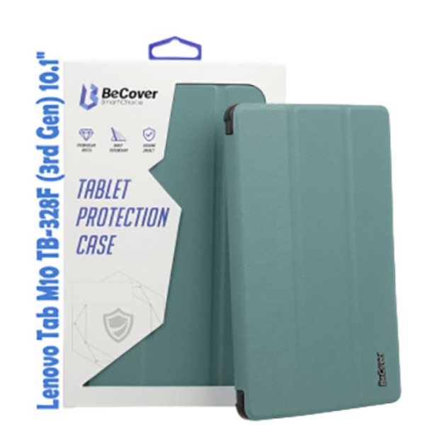 Фото - Чехол для планшета BeCover Smart for Lenovo Tab M10 TB-328F (3rd Gen) 10.1" Dark Green (708283)