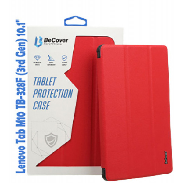 Фото - Чохол для планшета BeCover Smart for Lenovo Tab M10 TB-328F (3rd Gen) 10.1" Red (708286)