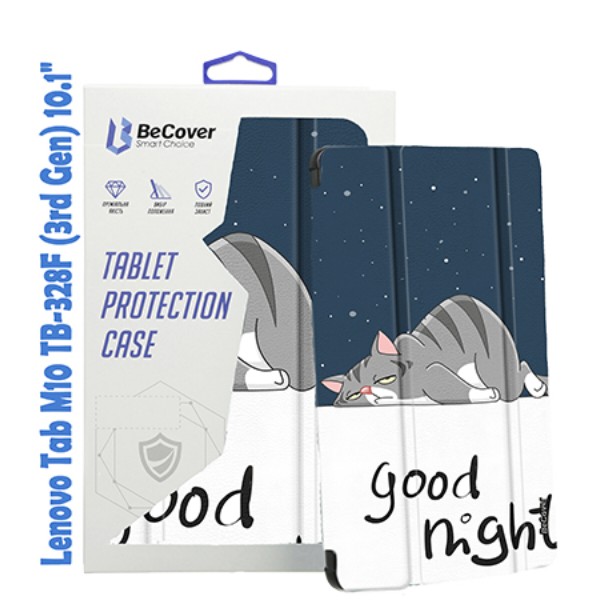 Фото - Чехол для планшета BeCover Smart for Lenovo Tab M10 TB-328F (3rd Gen) 10.1" Good Night (708289)