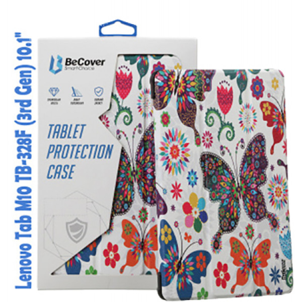 Фото - Чохол для планшета BeCover Smart for Lenovo Tab M10 TB-328F (3rd Gen) 10.1" Butterfly (708291)