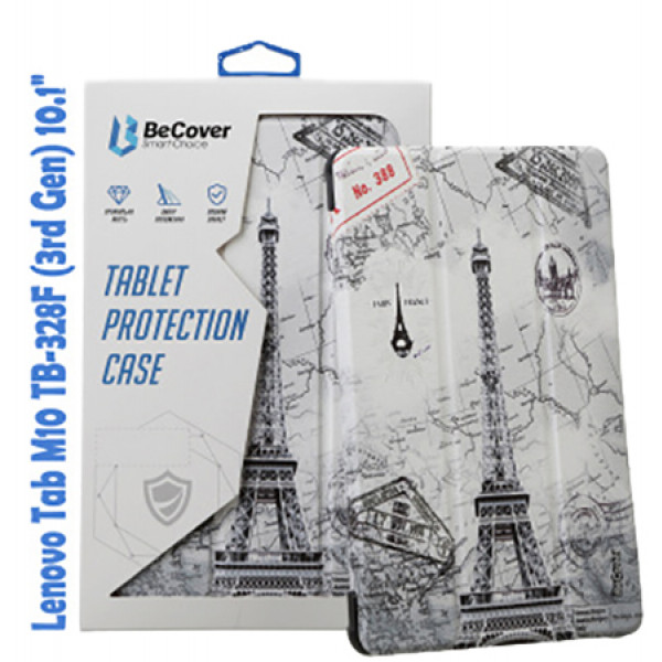 Фото - Чохол для планшета BeCover Smart for Lenovo Tab M10 TB-328F (3rd Gen) 10.1" Paris (708296) Фото - Чохол для планшета BeCover Smart for Lenovo Tab M10 TB-328F (3rd Gen) 10.1" Paris (708296)