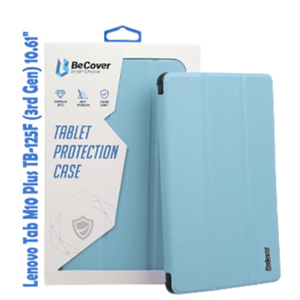 Фото - Чехол для планшета BeCover Smart for Lenovo Tab M10 Plus TB-125F (3rd Gen) 10.61" Light Blue (708310)