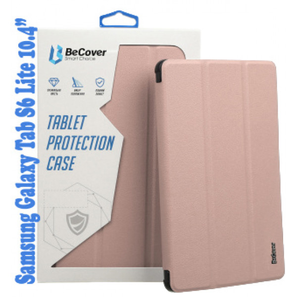 Фото - Чохол для планшета BeCover Soft Edge for Samsung Galaxy Tab S6 Lite 10.4 P610/P613/P615/P619 Rose Gold (708355)