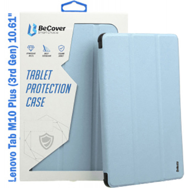 Фото - Чохол для планшету BeCover Soft Edge for Lenovo Tab M10 Plus TB-125F (3rd Gen) 10.61" Light Blue (708370)