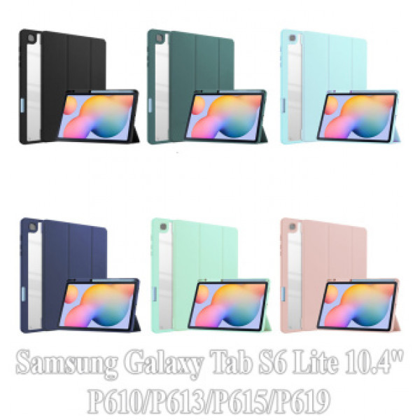 Фото - Чохол для планшета BeCover Soft Edge for Samsung Galaxy Tab S6 Lite 10.4 P610/P613/P615/P619 Dark Green (708353)