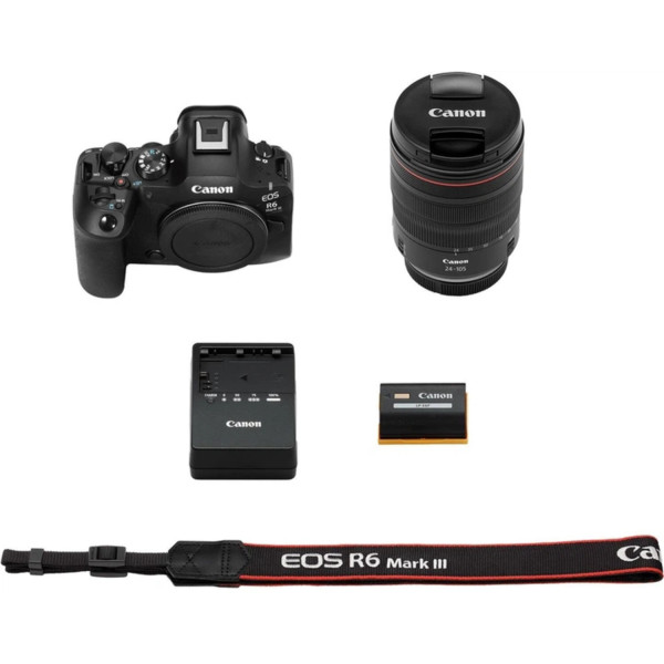 Фото - Фотокамера беззеркальная Canon EOS R6 Mark III + RF 24-105 f/4.0-7.1 IS STM (7084C031)