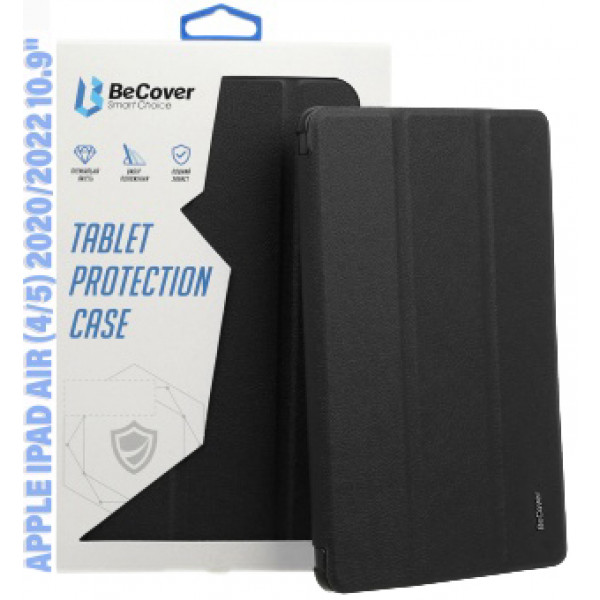Фото - Чохол для планшета BeCover Tri Fold Soft TPU Silicone for Apple iPad Air (4/5) 2020/2022 10.9'' Black (708509)