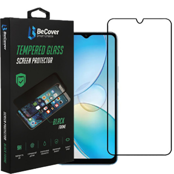 Фото - Захисне скло для смартфону BeCover for Infinix Hot 12i (X665B) Black (708540)