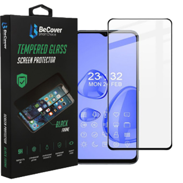 Фото - Захисне скло для смартфону BeCover for Realme 10 Black (708570)