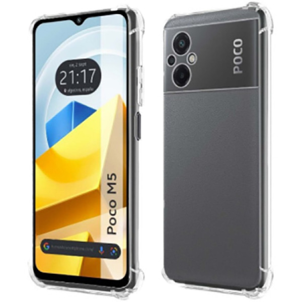Фото - Чохол для смартфону BeCover Anti-Shock for Poco M5 4G Clear (708630)