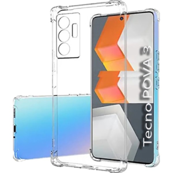 Фото - Чохол для смартфону BeCover Anti-Shock for Tecno Pova 3 (LF7n) Clear (708906)