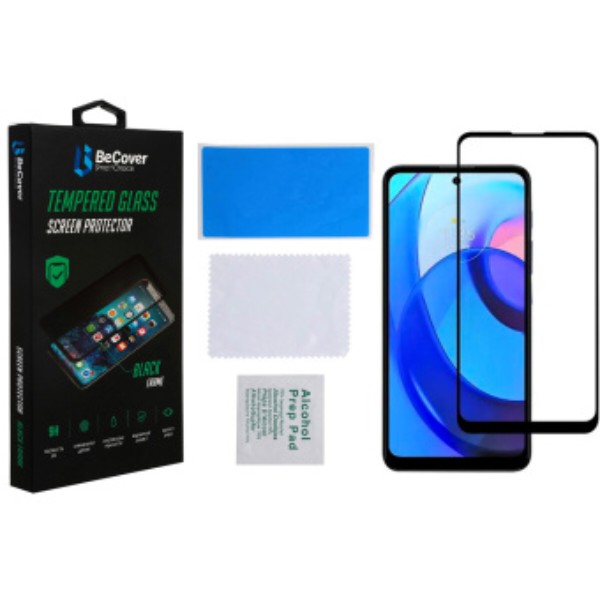 Фото - Защитное стекло для смартфона BeCover for Motorola Moto E30/E40 Black (708143)