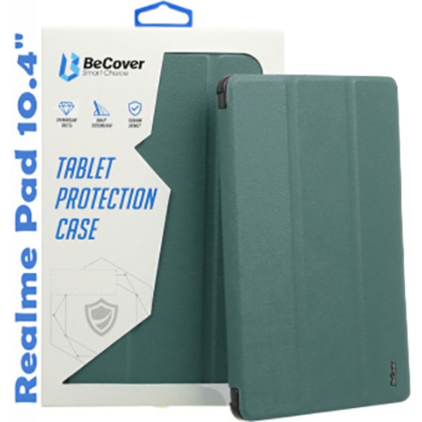 Фото - Чехол для планшета BeCover Smart for Realme Pad 10.4" Dark Green (708266)