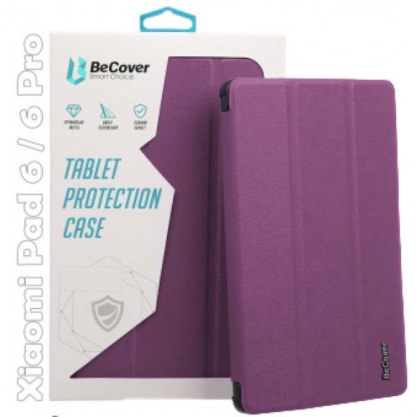 Фото - Чохол для планшета BeCover Smart Case for Xiaomi Mi Pad 6/6 Pro 11'' Purple (709501)