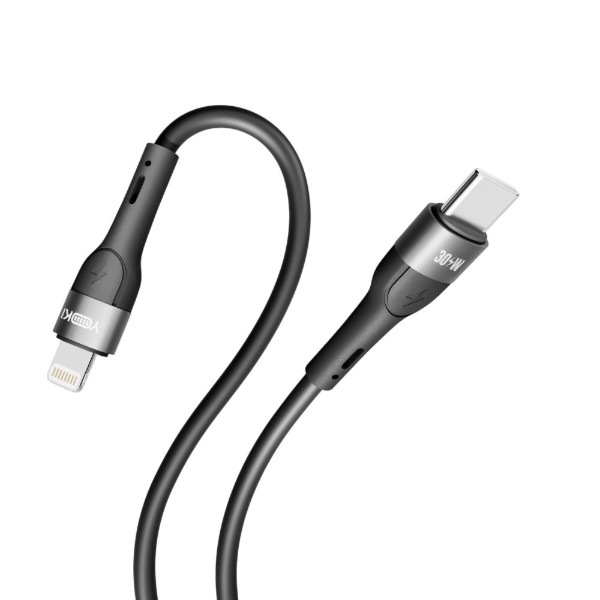Фото - Кабель YOKI EXTRA Type-C to Lightning 30W 2m Black (YK-EX11)