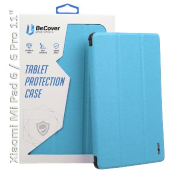 Фото - Чехол для планшета BeCover TPU Edge с креплением для стилуса for Xiaomi Mi Pad 6/6 Pro 11'' Blue (709559)