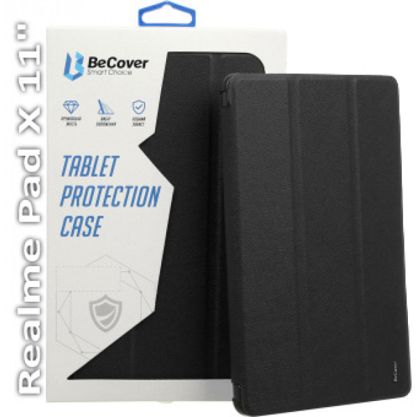 Фото - Чохол для планшета BeCover Smart Case for Realme Pad X 11" Black (709603)