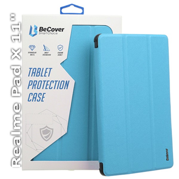 Фото - Чехол для планшета BeCover Smart Case for Realme Pad X 11" Blue (709604) Фото - Чехол для планшета BeCover Smart Case for Realme Pad X 11" Blue (709604)