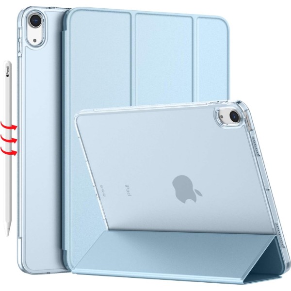 Фото - Чехол для планшета BeCover Tri Fold Hard for Apple iPad Air 4 10.9 2020/2021 Light Blue (709658)