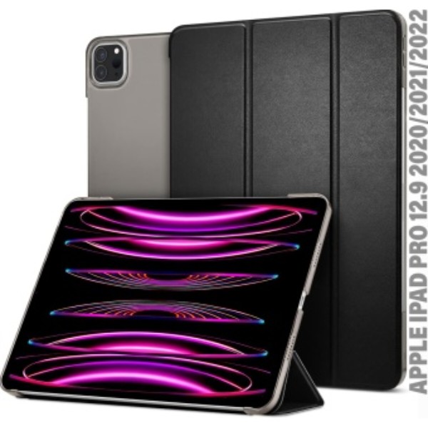 Фото - Чохол для планшету BeCover Tri Fold Hard for Apple iPad Pro 12.9 2020/2021/2022 Black (709668)