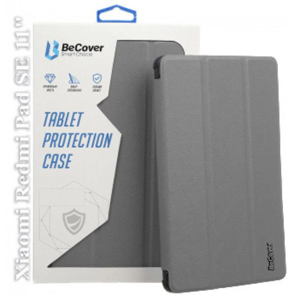 Фото - Чохол для планшету BeCover Smart Case for Xiaomi Redmi Pad SE 11" Gray (709860)