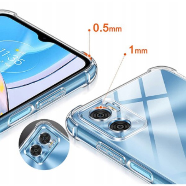 Фото - Чохол для смартфону BeCover Anti-Shock for Motorola Moto E22/E22i Clear (709321)