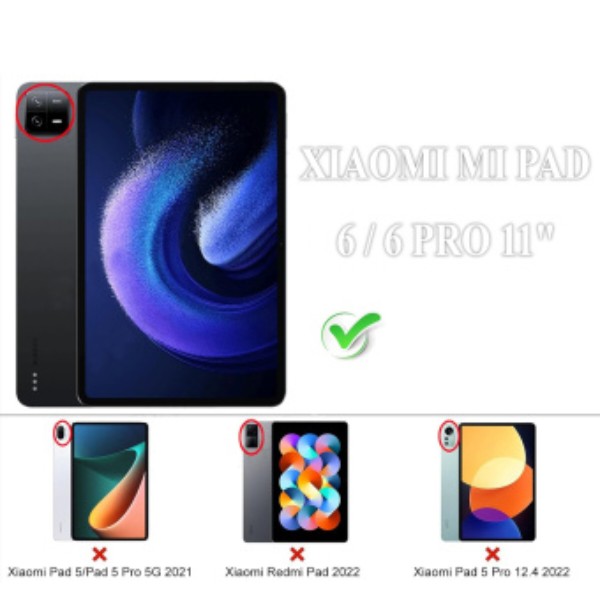 Фото - Чехол для планшета BeCover с креплением для стилусу for Xiaomi Mi Pad 6/6 Pro 11'' Blue (709931)