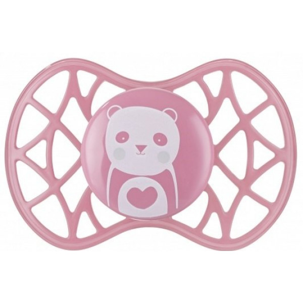 Фото - Ортодонтическая пустышка Nuvita Air55 Explorer 6m+ (кот, панда) 2 шт. (NV7086F)