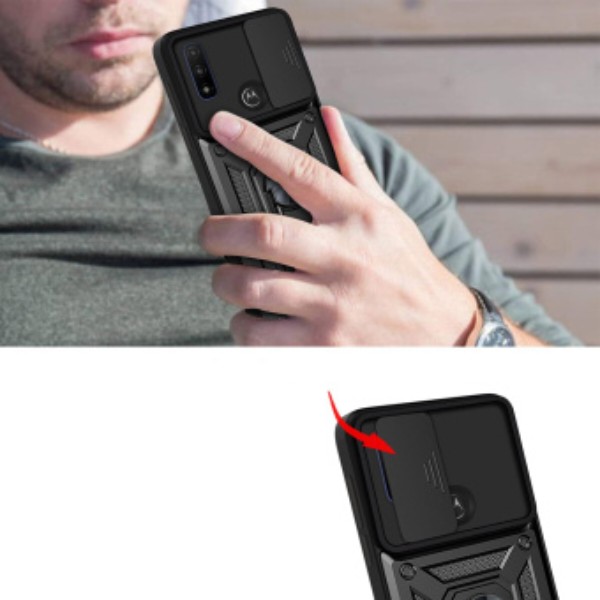Фото - Чохол для смартфону
 BeCover Military for Motorola Moto E20 Black (707400)