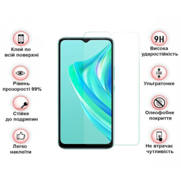 Фото - Захисне скло для смартфону BeCover for Infinix Hot 20i (X665E) Crystal Clear Glass 3D (708543)